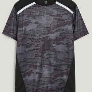 Cipher Grid Camo Paneled Training Shirt